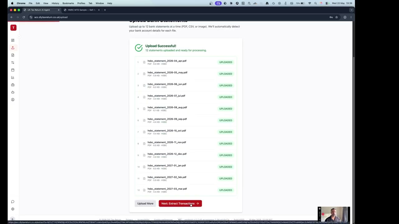 Can an AI System Process and File a Self Assessment Tax Return to HMRC Automatically?