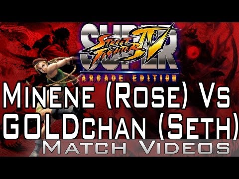 Minene (Rose) Vs GOLDchan (Seth) SSF4 AE 2012 Match Video 1080p HD Super Street Fighter 4