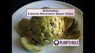 Artichokes: 4 Minutes Microwave Healthy Stem from Plants-Rule