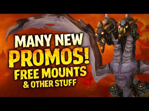 TONS of New Promos! Free Mounts, Cosmetics, Décor & More! Don't Miss Out! WoW Midnight Pre-Patch