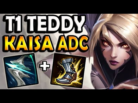 T1 Teddy KAISA vs EZREAL [ ADC ] Placement Match #4 Patch 11.1 ✅