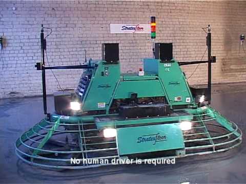 Robotic power trowel