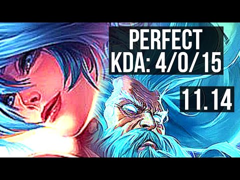 SONA & Ziggs vs ZILEAN & Caitlyn (SUPPORT) | 4/0/15, 500+ games | NA Grandmaster | v11.14