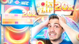 HUGE 20X COIN FLIP TOP SLOT ON CRAZY TIME!!