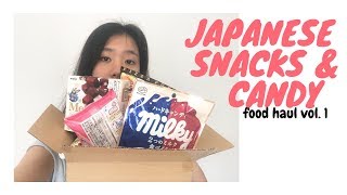 japanese snack haul ! pocky, kitkat, milky + more //