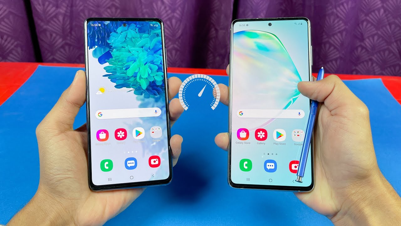 Samsung Galaxy S20 FE (8GB) vs Galaxy Note 10 Lite (8GB) - Speed Test!