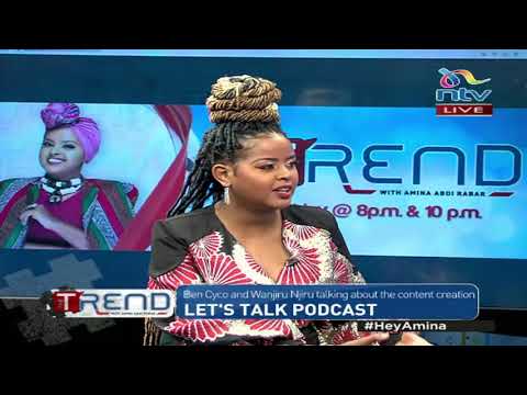 Celebrity couple Ben Cyco and Wanjiru Njiru talk about content creation | #theTrend