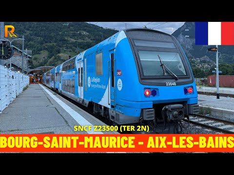 Cab Ride Bourg-Saint-Maurice → Aix-les-Bains (France, June 2025) train driver's view 4K