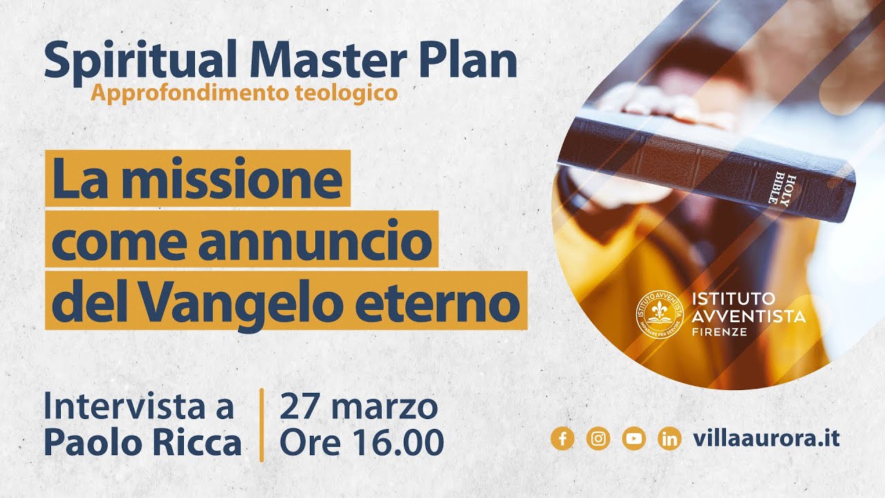 La missione come annuncio del Vangelo Eterno