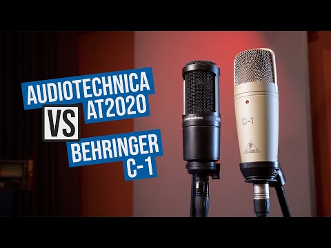 Microfono AudioTechnica AT2020 vs Behringer C-1 | Come Suona