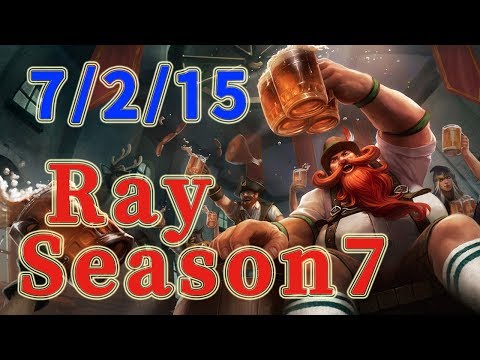C9 Ray Gragas TOP vs Galio Patch 7.10