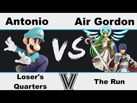 Air Gordon (Marth, Palutena) vs Antonio (Luigi) - The Run Loser's Quarters