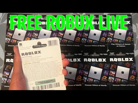 🔴 FREE 100,000 ROBUX GIVEAWAY LIVE! (Roblox)