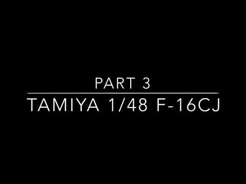 Tamiya 1/48 F-16CJ Fighting Falcon build part 3