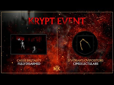 Cassie Cage Brutality & D'Vorah Kombat League Gear! [Location Guide] Mortal Kombat 11