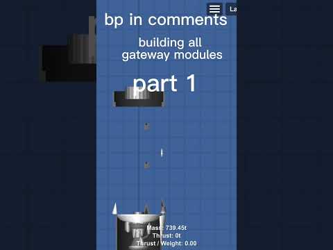 gateway part 1 in sfs #games #sfs #space #trend #gateway #timelapse #part1 #rocket