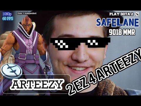 [DotA 2] Arteezy Anti Mage | 2ez4Arteezy Read as Too Ez 4 Arteezy | Professional Ranked Gameplay