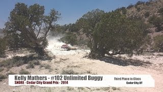 preview picture of video 'Kelly Mathers - #102 Unlimited Buggy, 2014 SNORE -  Cedar City Grand Prix'