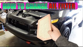 HOW TO CHANGE AIR FILTER JEEP CHEROKEE KL 2013 - 2023