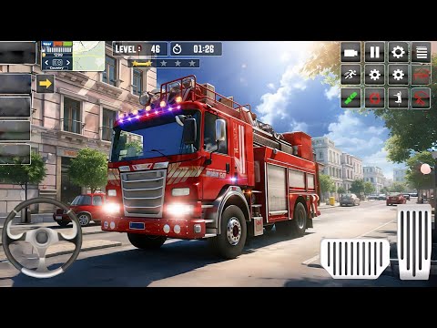 Ultimate Fire Truck Rescue Simulation 3D - New Truck Game 2026 
