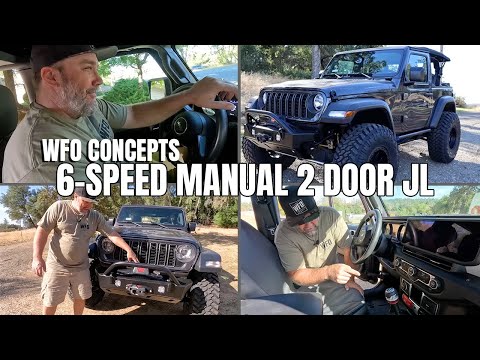2024 6 Speed Manual 2 Door JEEP JL Sport, 4.56 Gears | Walk around & Test Drive | WFO Concepts