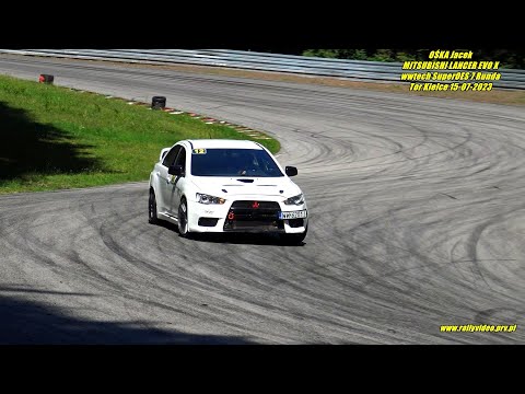 OŚKA Jacek - MITSUBISHI LANCER EVO X - wwtech SuperOES 7 Runda Tor Kielce 15-07-2023