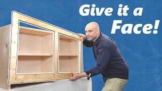 Cabinet face-frames with hand-cut joinery (Kitchen Cupboard Build 2)