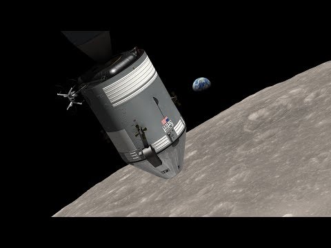 NASA re-creates the Apollo 8 Earthrise using LRO data