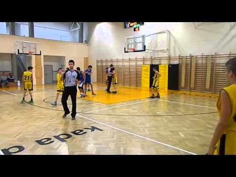 Zsíros Akadémia Kőbánya - Budaörs serdülő kosárlabda felkészülési mérkőzés 2015.02.01.