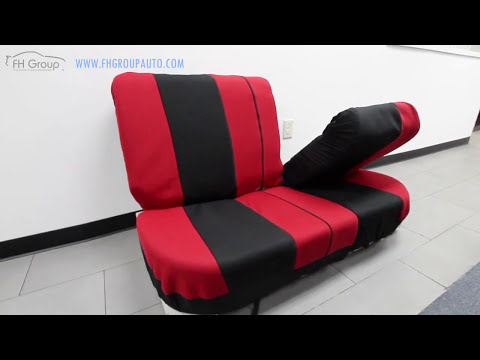 How to split your car bench seat covers with mesh cloth