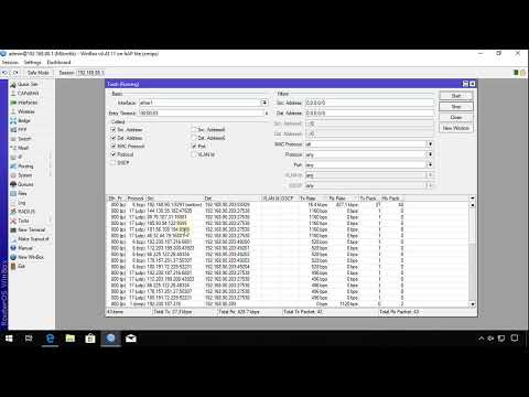 MikroTik Tutorial 94   How to use Torch