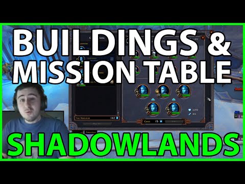 Buildings & Mission Table - How they Work and Early Tips!
