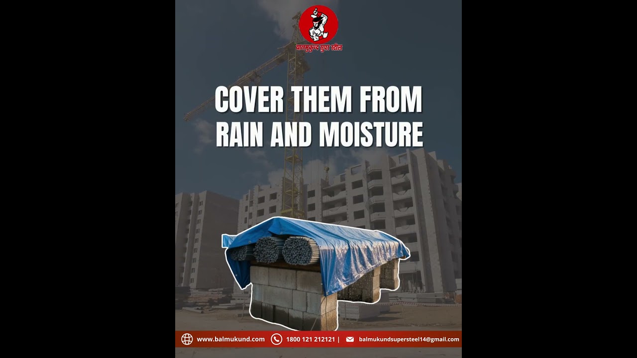 3 Smart Ways to Protect Your TMT Bars On-Site | Build Strong with Balmukund Super Steel