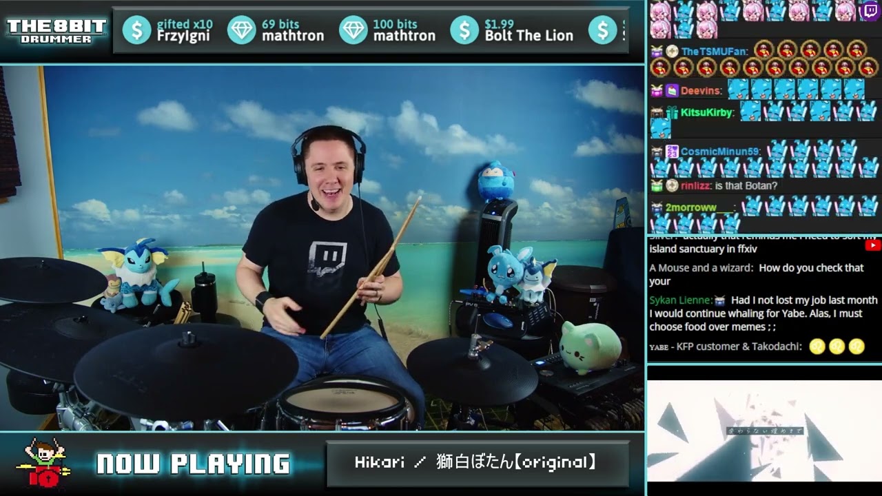 The8BitDrummer // Shishiro Botan - HIKARI
