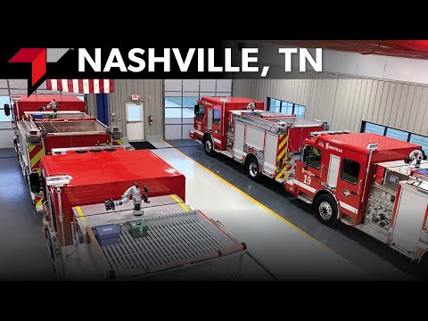 Nashville, Tennessee, 5 Toyne Pumpers Fire Apparatus Delivery