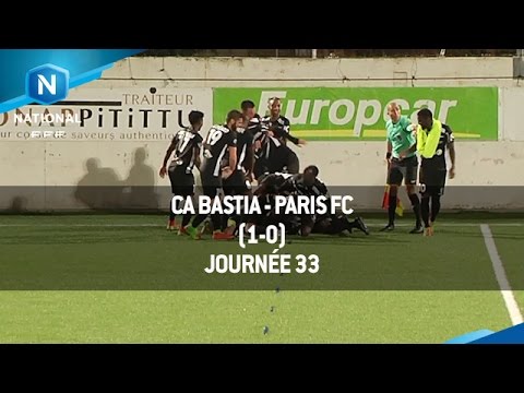 J33 : CA Bastia - Paris FC (1-0), le résumé