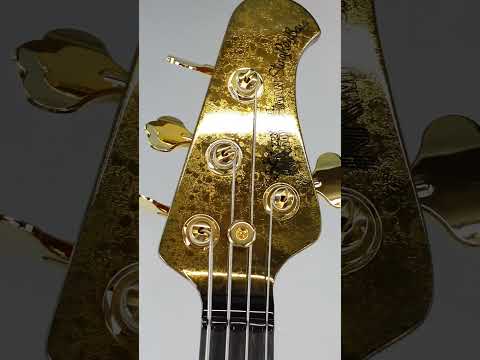 Ernie Ball Music Man 50th Anniversary StingRay Electric Bass Guitar W/Hardshell Case - Molten Gold imagen 12