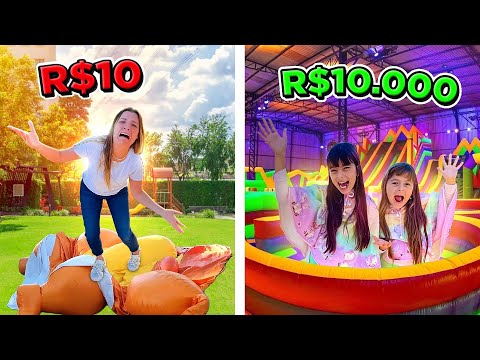 24h no PARQUE de INFLÁVEIS de R$10 e R$1000 REAIS