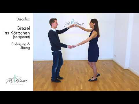 Discofox Figurenkombination: halbe Brezel ins Körbchen (entspannte Variante) - im Detail erklärt