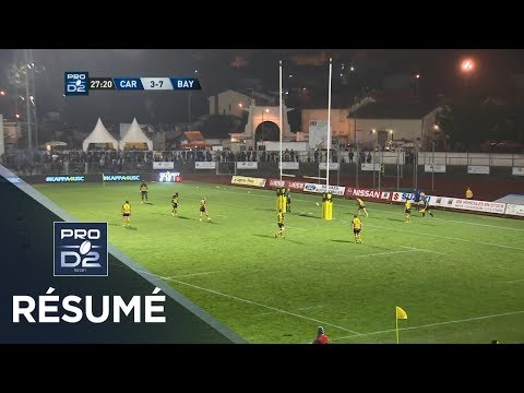 PRO D2 - Résumé Carcassonne-Bayonne: 22-10 - J8 - Saison 2018/2019