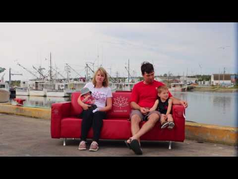 Red Couch Tour - West Pubnico, NS/NE - Kevin, Lisa, Kayden, Nathan