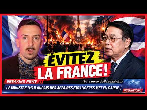 ⚠️ La Thaïlande demande d'éviter de voyager en France #Thaïlande #thailande #manifestation #news