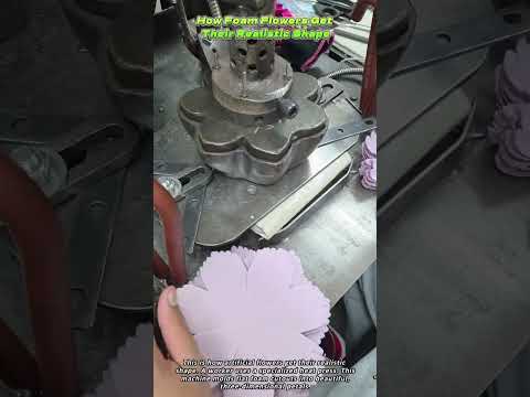 How Foam Flowers Get Their Realistic Shape