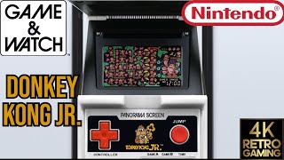 Donkey Kong Jr. Panorama Game & Watch 4k Gameplay