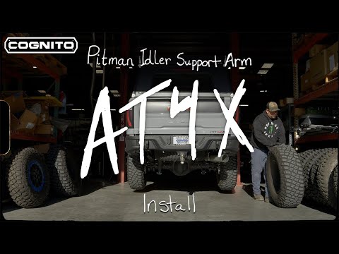 Install of the Cognito Pitman Idler Support Arm Kit on a 2024 GMC AT4X 2500HD - A MUST HAVE!