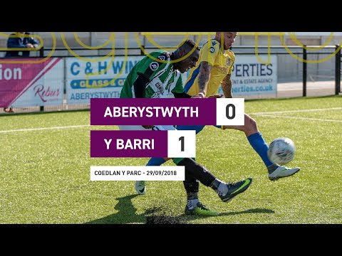Aberystwyth 0-1 Y Barri || Uwch Gynghrair Cymru