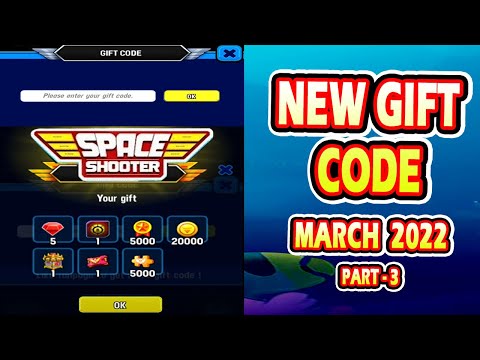 Space Shooter New Gift Code 2022  ||  Space Shooter New Gift Code March 2022 (Part - 3)