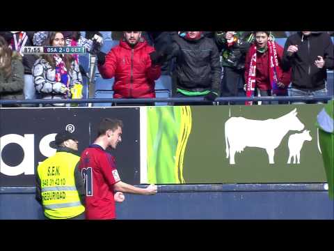 Gol de Roberto Torres (2-0) en el Osasuna - Getafe CF  - HD