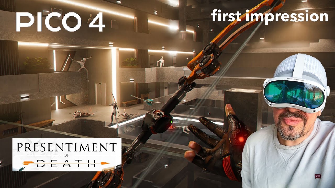 mo fun VR - PICO 4 - Presentimemt of Death … Superhot VR mit Pfeil und Bogen ☺️