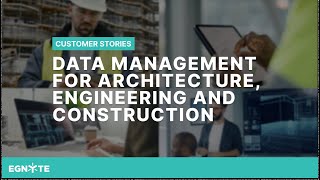Data Management for Architecture, Engineering and Construction